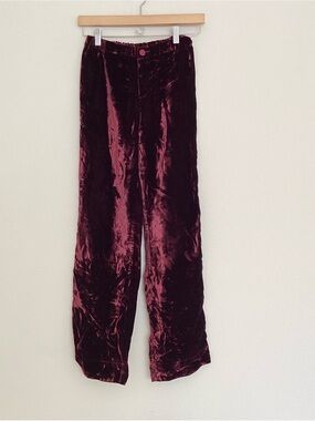 F.R.P. For Restless People Velvet Deep Burgundy SZ XS